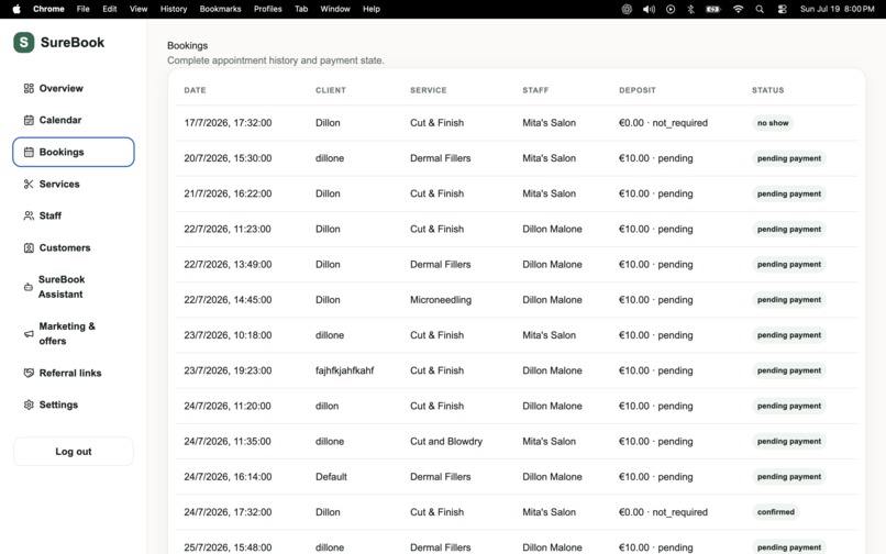 SureBook – screenshot 12