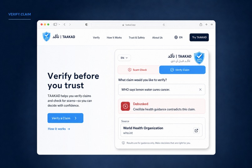 TAAKAD :: Check Scams and Misinformation – screenshot 5
