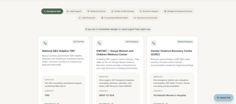 Safety Pathway Portal – screenshot 2