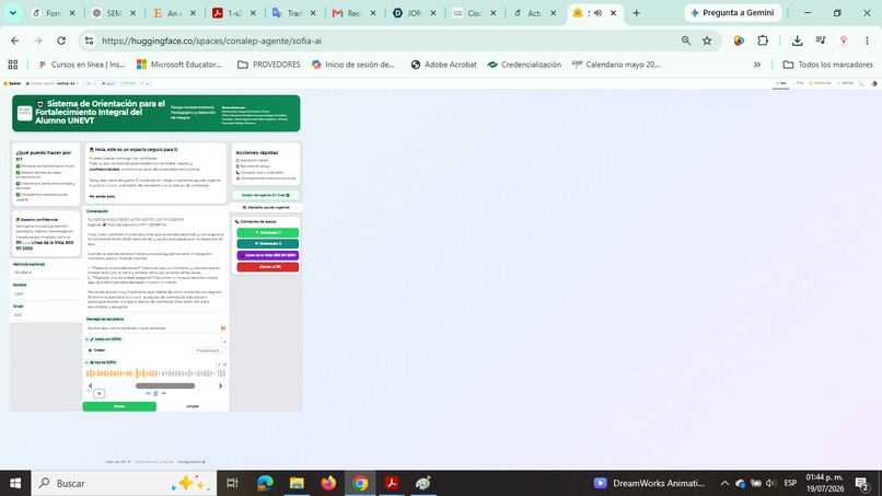 SOFIA: AI for Early Socio-Emotional Risk Detection – screenshot 3