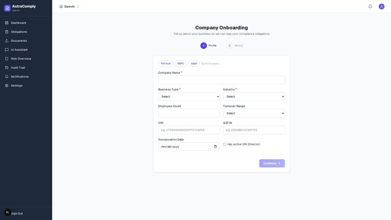 AstraComply – screenshot 6