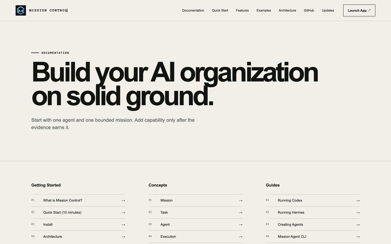 Mission Control: The Executive Layer for AI Agent Teams – screenshot 2