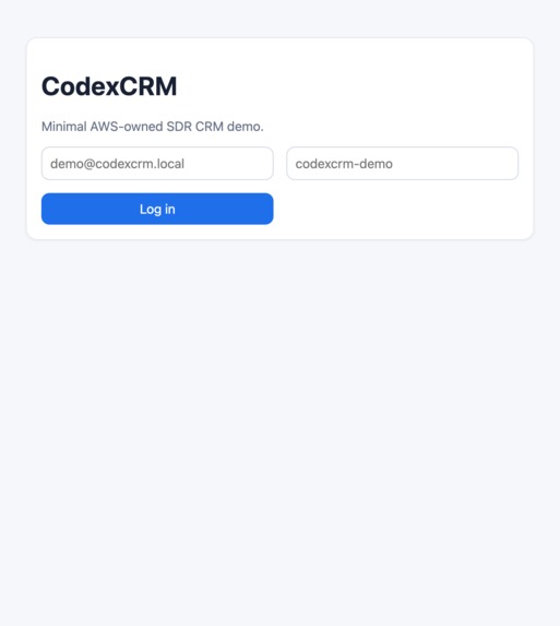 codex crm – screenshot 1