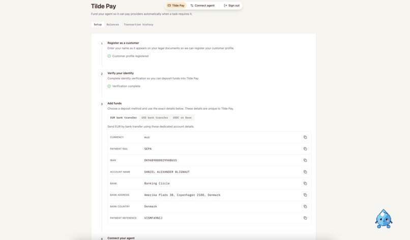 Tilde Pay – screenshot 2