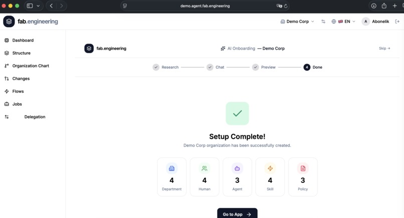 Agentic Company  – screenshot 14