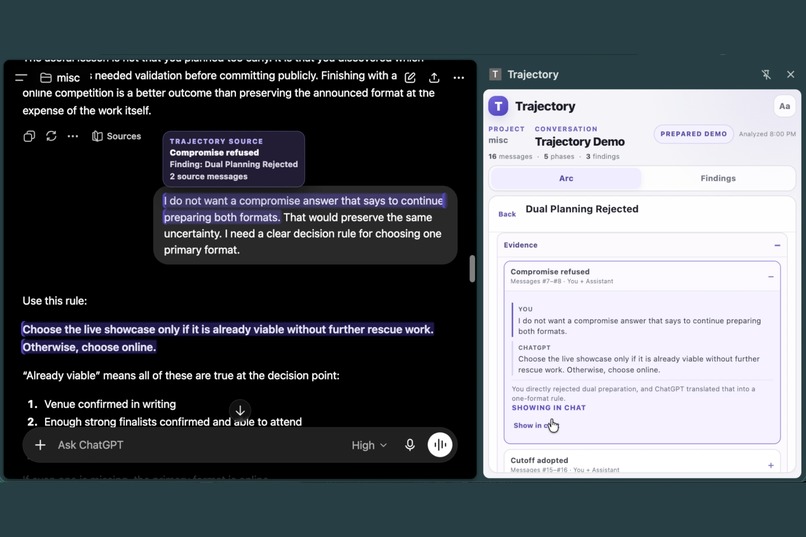 Trajectory – screenshot 1