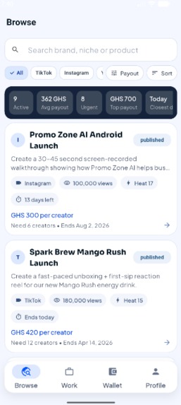 Promo Zone AI – screenshot 2