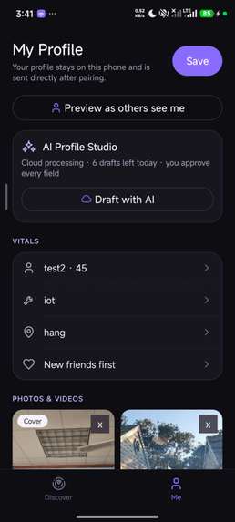 Local Connect — offline-first social radar – screenshot 7