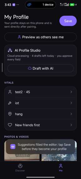 Local Connect — offline-first social radar – screenshot 12