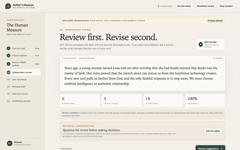 Author's Measure – screenshot 2