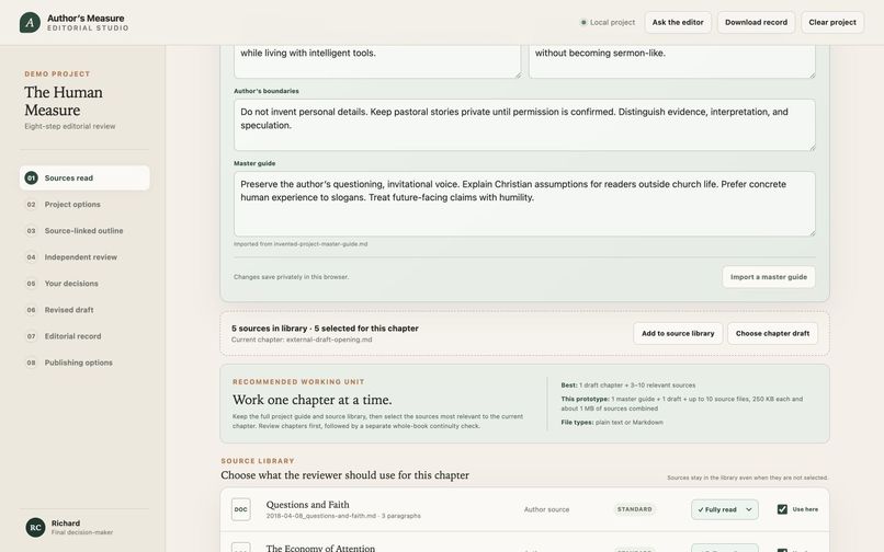 Author's Measure – screenshot 3