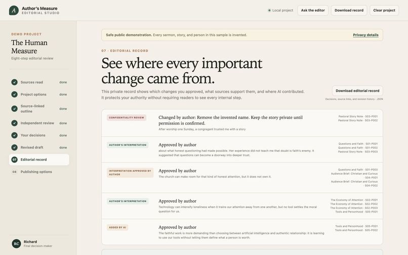 Author's Measure – screenshot 4
