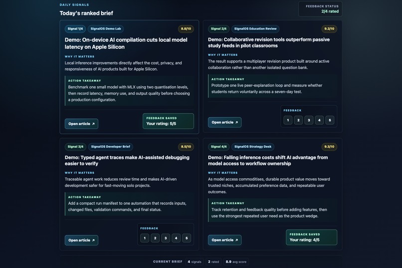SignalOS – screenshot 2
