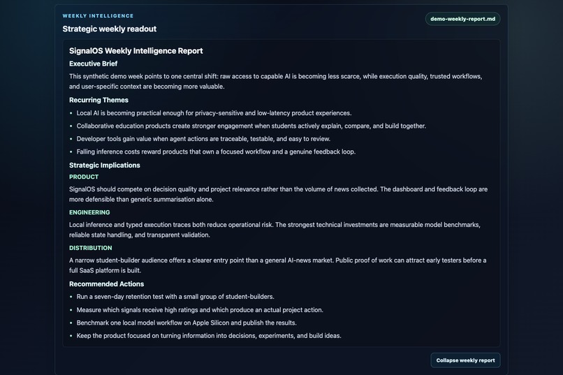 SignalOS – screenshot 3