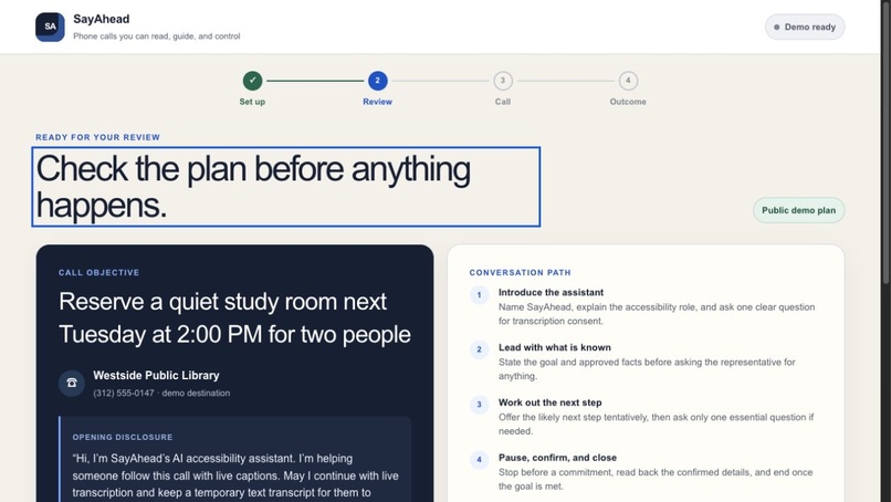 SayAhead – screenshot 2