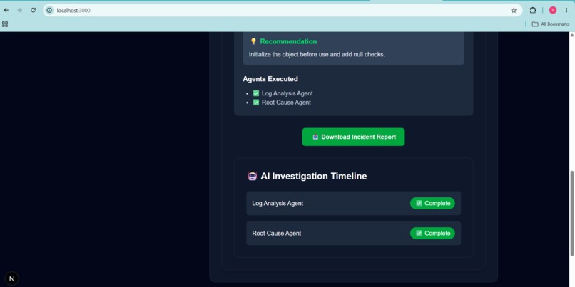 OpsPilot – Autonomous Enterprise Incident Resolution Agent – screenshot 7