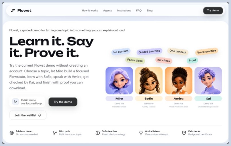 Flowst - Flowstate for learning  – screenshot 2