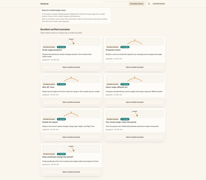 Simproof – screenshot 4