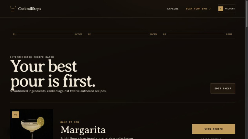 CocktailSteps – screenshot 1