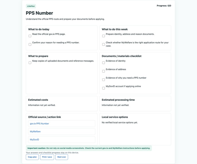 LifePilot —— Newcomer Action Plan – screenshot 3