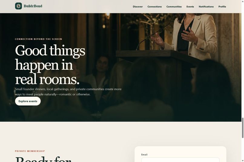 BuildrBond: Build Something Meaningful In Your Life – screenshot 2