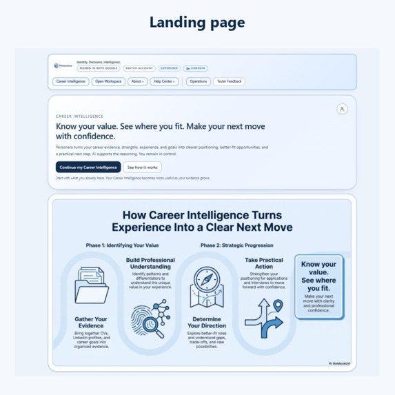 Personara AI: Career intelligence for better life decisions – screenshot 2