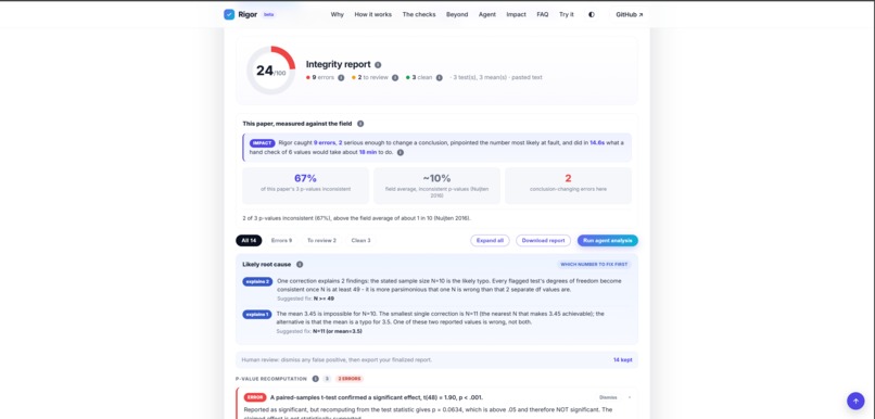RIGOR – screenshot 2