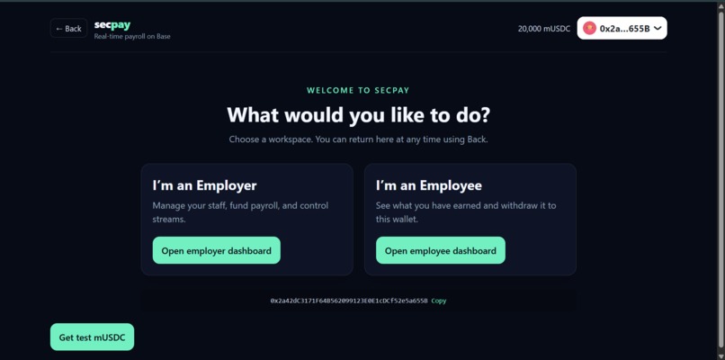 SecPay – screenshot 1