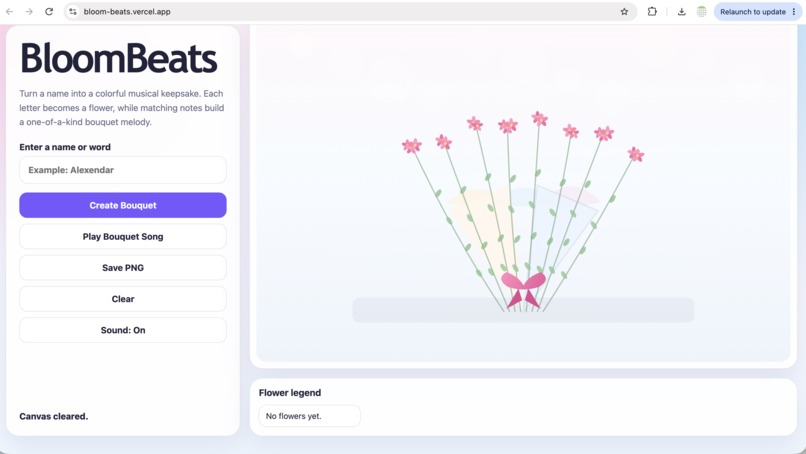 BloomBeats – screenshot 1