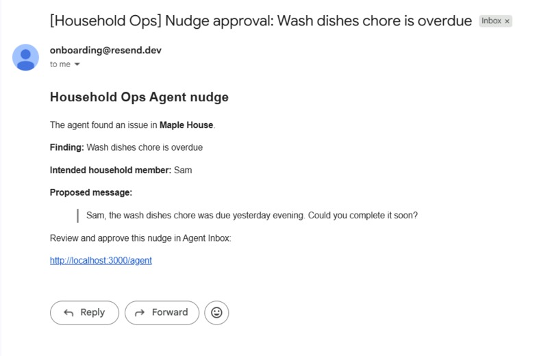 Household Ops Agent – screenshot 3
