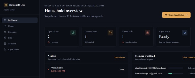Household Ops Agent – screenshot 5