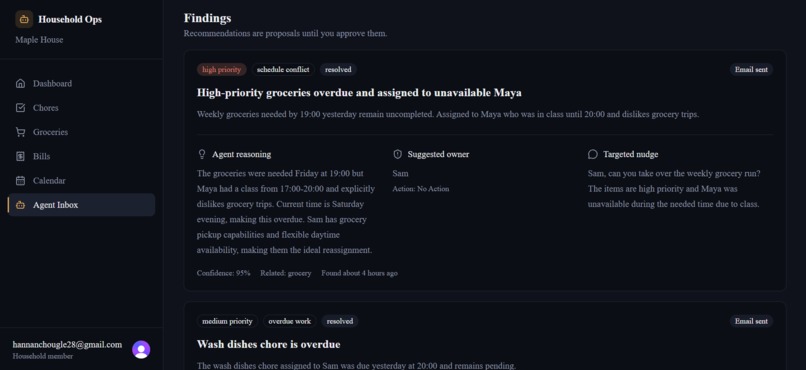 Household Ops Agent – screenshot 10