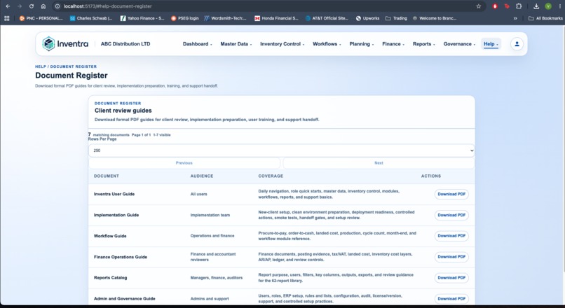 Inventra – AI-Assisted Enterprise Operations Platform – screenshot 7