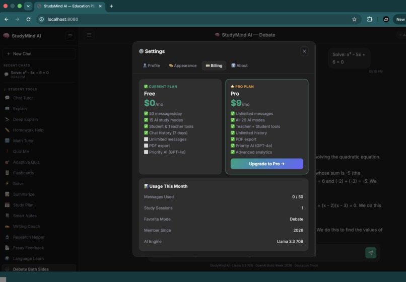 StudyMind AI – screenshot 4