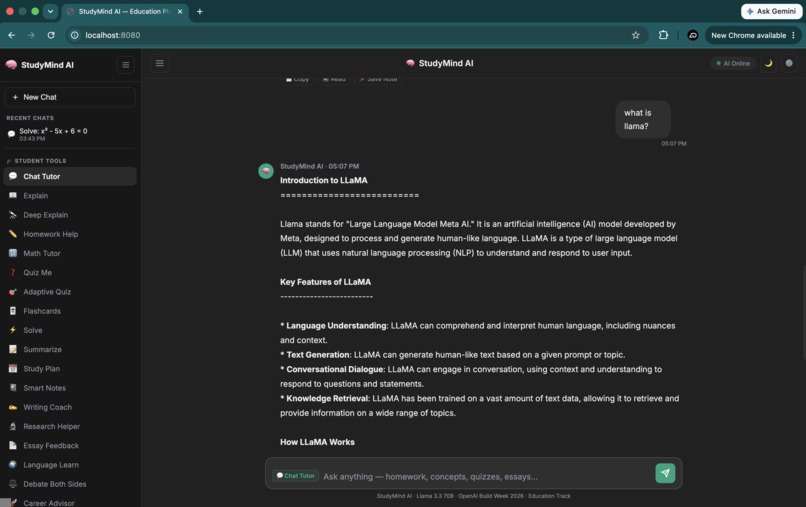 StudyMind AI – screenshot 2