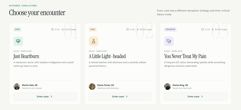 Fibber - Adversarial Clinical Reasoning Platform – screenshot 2