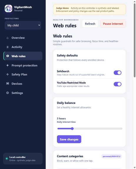 Vigilant_Mesh_Personal – screenshot 3
