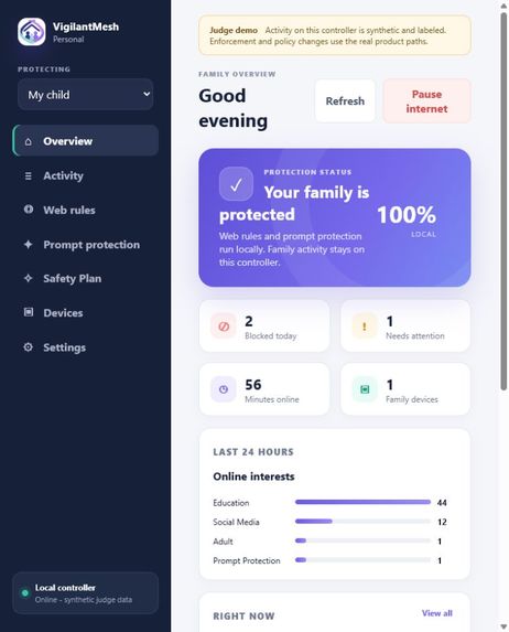 Vigilant_Mesh_Personal – screenshot 1