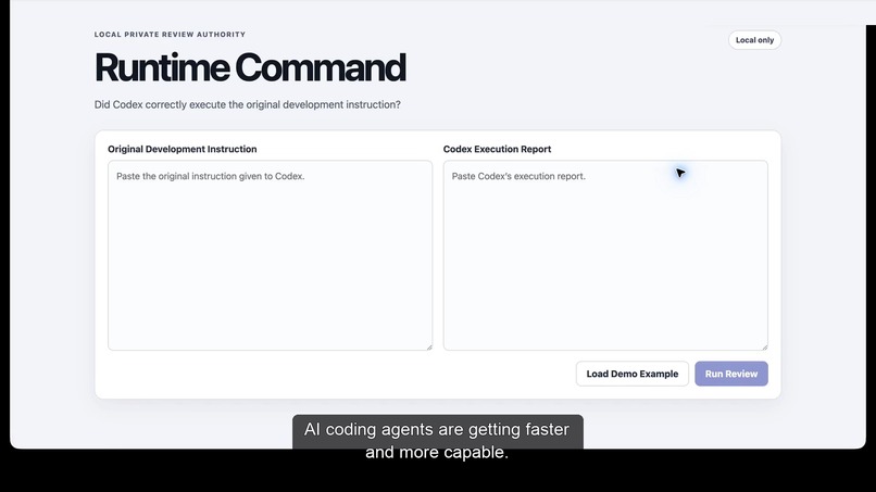 Runtime Command – screenshot 1