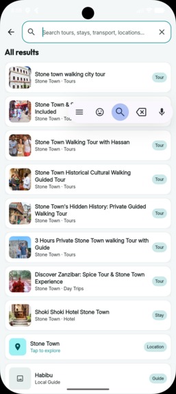Visit Zanzibar AI Travel Copilot – screenshot 3