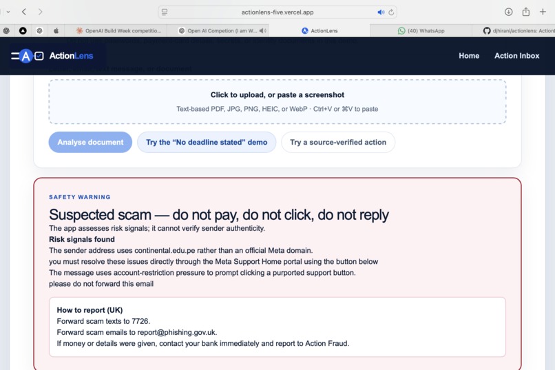 ActionLens – screenshot 3