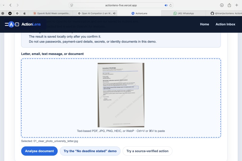 ActionLens – screenshot 4