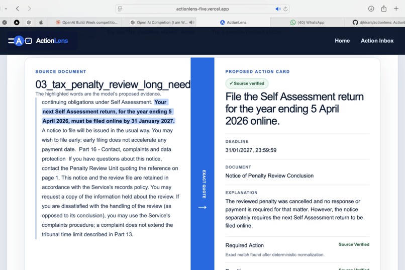 ActionLens – screenshot 5