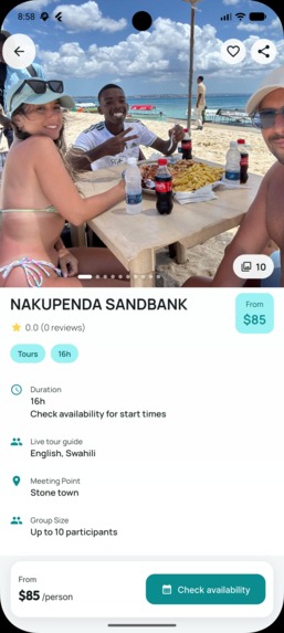 Visit Zanzibar AI Travel Copilot – screenshot 7