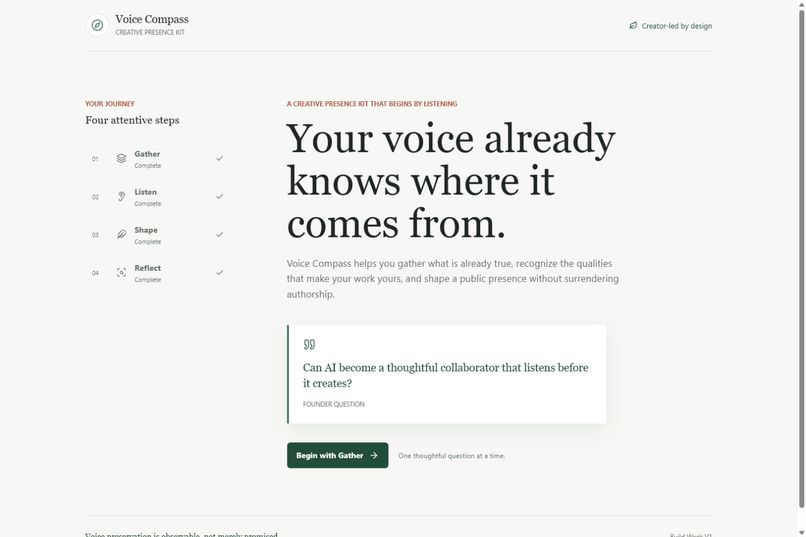 Voice Compass – screenshot 1