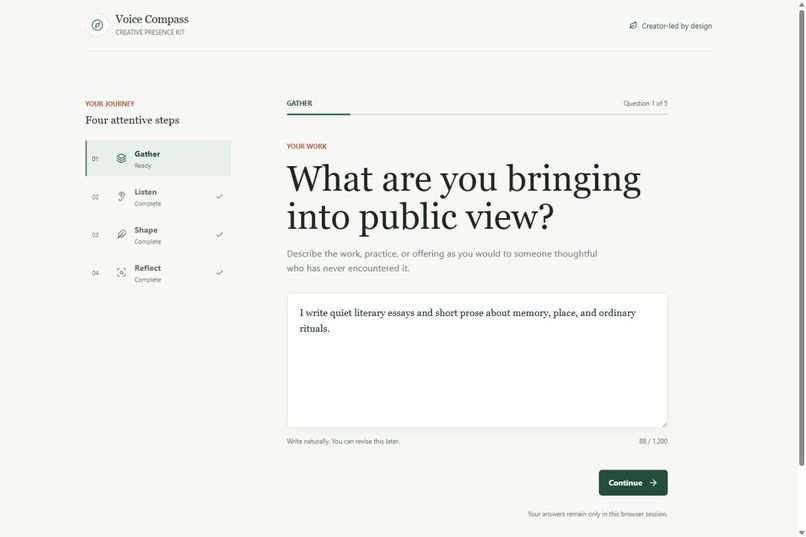 Voice Compass – screenshot 2