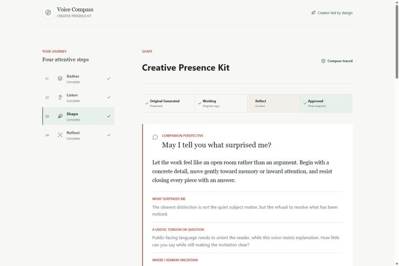 Voice Compass – screenshot 4
