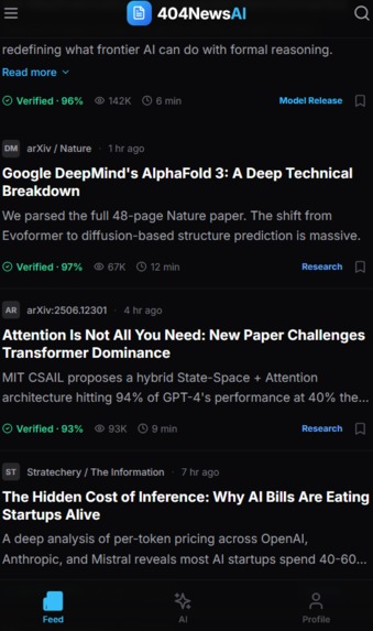404 News – screenshot 1