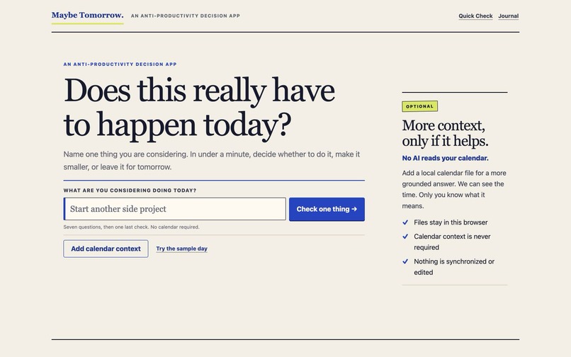 Maybe Tomorrow. – screenshot 2