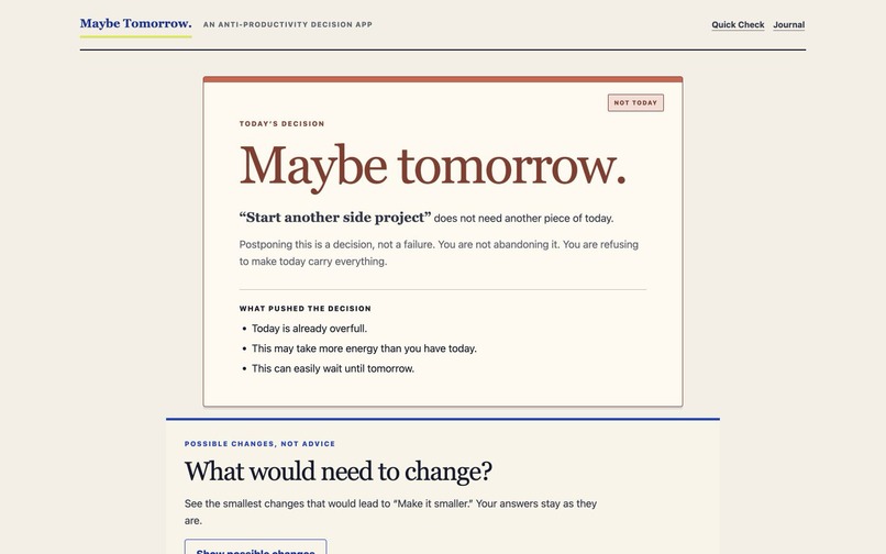 Maybe Tomorrow. – screenshot 3